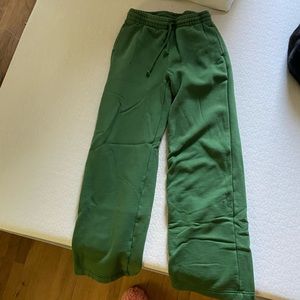 TNA sweatpants - dark emerald green